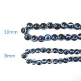 Evil Eye Plastic Prayer Beads 33 Beads Sibha - Tesbih - Tasbih