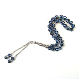 Evil Eye Plastic Prayer Beads 33 Beads Sibha - Tesbih - Tasbih