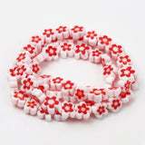Evil Eye Liuli Glass Bracelet Lucky Red Prayer Bangles Jewelry