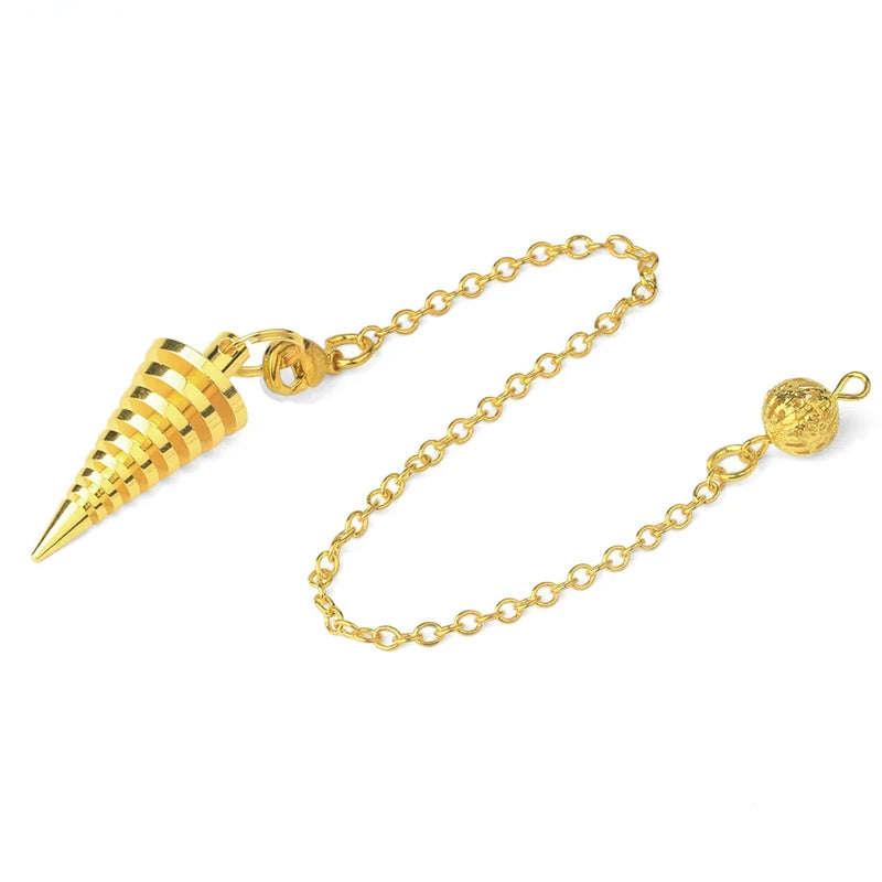 Exploration Screw-shaped Shuttle Reiki Healing Pendulum Amulet Jewelry