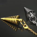 Exploration Screw-shaped Shuttle Reiki Healing Pendulum Amulet Jewelry