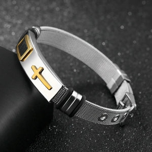 Explosive Stainless Steel Men's Strap Bracelet