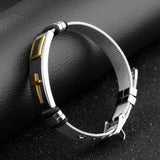 Explosive Stainless Steel Men's Strap Bracelet