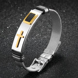 Explosive Stainless Steel Men's Strap Bracelet