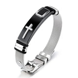 Explosive Stainless Steel Men's Strap Bracelet Personality