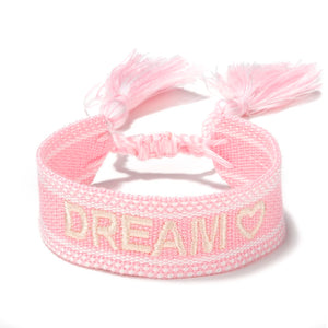 Embroidery Hand-woven Bracelets Tassel Friendship Couple Wedding Jewelry