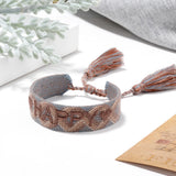 Embroidery Hand-woven Bracelets Tassel Friendship Couple Wedding Jewelry