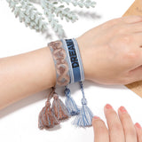 Embroidery Hand-woven Bracelets Tassel Friendship Couple Wedding Jewelry