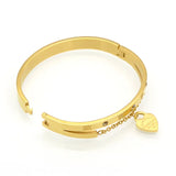 Forever Love Double Heart Bracelet Titanium Steel Rose