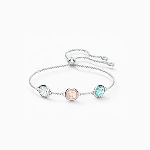 Clear Crystal Bracelet & Hair Accessory Set for Women