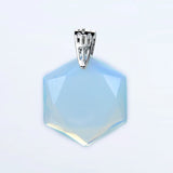 Sand Purple Quartz Stone Pendant for Necklaces