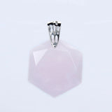 Sand Purple Quartz Stone Pendant for Necklaces