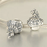 925 Sterling Silver Fairy & Mushroom Charms for Bracelets