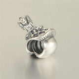 925 Sterling Silver Fairy & Mushroom Charms for Bracelets