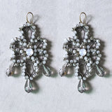 Crystal Beads Earrings Crochet Drops Retro Dangle Aretes Women Accessory