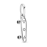 Airplane Skateboard Bead Pendant for Charm Bracelet DIY Jewelry