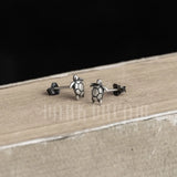 925 Silver Sea Turtle Stud Earrings Animal Ear Studs