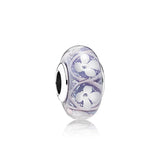 S925 Sterling Silver Charm Bubble Glass Beads DIY Bracelet Bangle Jewelry Gift