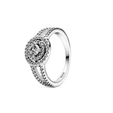 S925 Sterling Silver Sparkling Jewelry Set for Women
