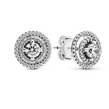S925 Sterling Silver Sparkling Jewelry Set for Women