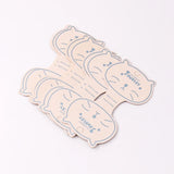 100pcs Beige Paper Necklace Card 6x11cm Cat Head Jewelry Bracelet Packaging