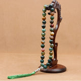 10mm33 Islamic Muslim Tasbih Red Agates Prayer Beads Bracelet