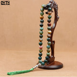 10mm33 Islamic Muslim Tasbih Red Agates Prayer Beads Bracelet