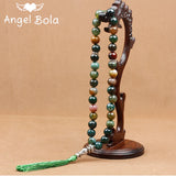 10mm33 Red Agates Muslim Tasbih Prayer Beads Bracelet