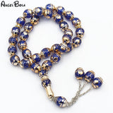 12mm Muslim Rosary Islamic Prayer Beads with Tassel Pendant