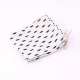 5Pc Cotton Bags For Jewelry Packaging Earrings Display Pouch