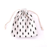 5Pc Cotton Bags For Jewelry Packaging Earrings Display Pouch