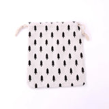 5Pc Cotton Bags For Jewelry Packaging Earrings Display Pouch