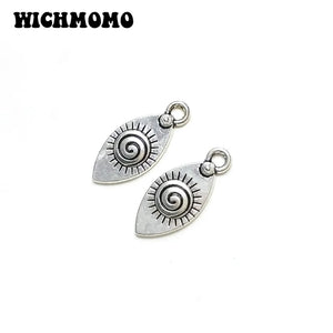 20pcs 9*21mm Sun Eyes Charms Pendant for DIY Necklace Earring