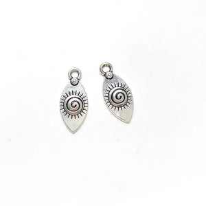 20pcs 9*21mm Sun Eyes Charms Pendant for DIY Necklace Earring