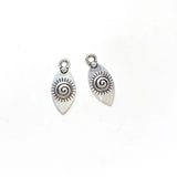 20pcs 9*21mm Sun Eyes Charms Pendant for DIY Necklace Earring