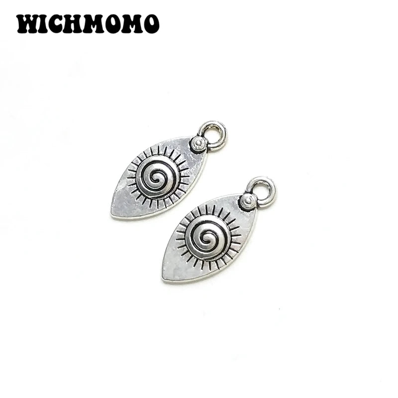 20pcs 9*21mm Sun Eyes Charms Pendant for DIY Necklace Earring