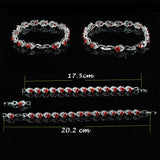Summer Green Crystal Bracelet Women Jewelry Cubic Zirconia