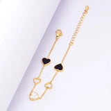 Heart Shell Charm Bracelet for Women Girls