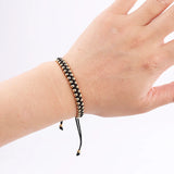 Stainless Steel Macrame Bracelet Men Women Jewelry Gift