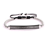 4mm Stainless Steel DIY Letters Bracelet Set