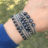 4mm Stainless Steel DIY Letters Bracelet Set