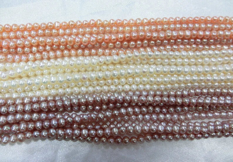 5-6mm Freshwater Pearls Loose Beads DIY Girl Gift Woman Accessories