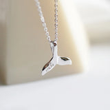 925 Silver Dolphin Mermaid Fishtail Charms Necklace
