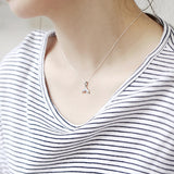 925 Silver Dolphin Mermaid Fishtail Charms Necklace
