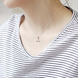 925 Silver Dolphin Mermaid Fishtail Charms Necklace