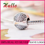 925 Silver Dazzling Droplet Charm Beads for Bracelet Bangle