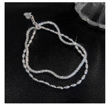 925 Sterling Silver Double Layer Bracelet Beads Women Bracelet