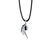 925 Silver Devil & Angel Wings Couple Pendant Necklace Gift