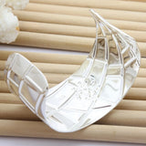 925 Silver Dragonfly Bangle Bracelet Insect Jewelry Men Women