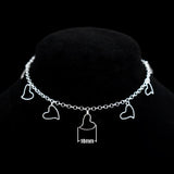 925 Silver Love Heart Pendant Anklet Beach Bracelet Foot Chain Women Jewelry